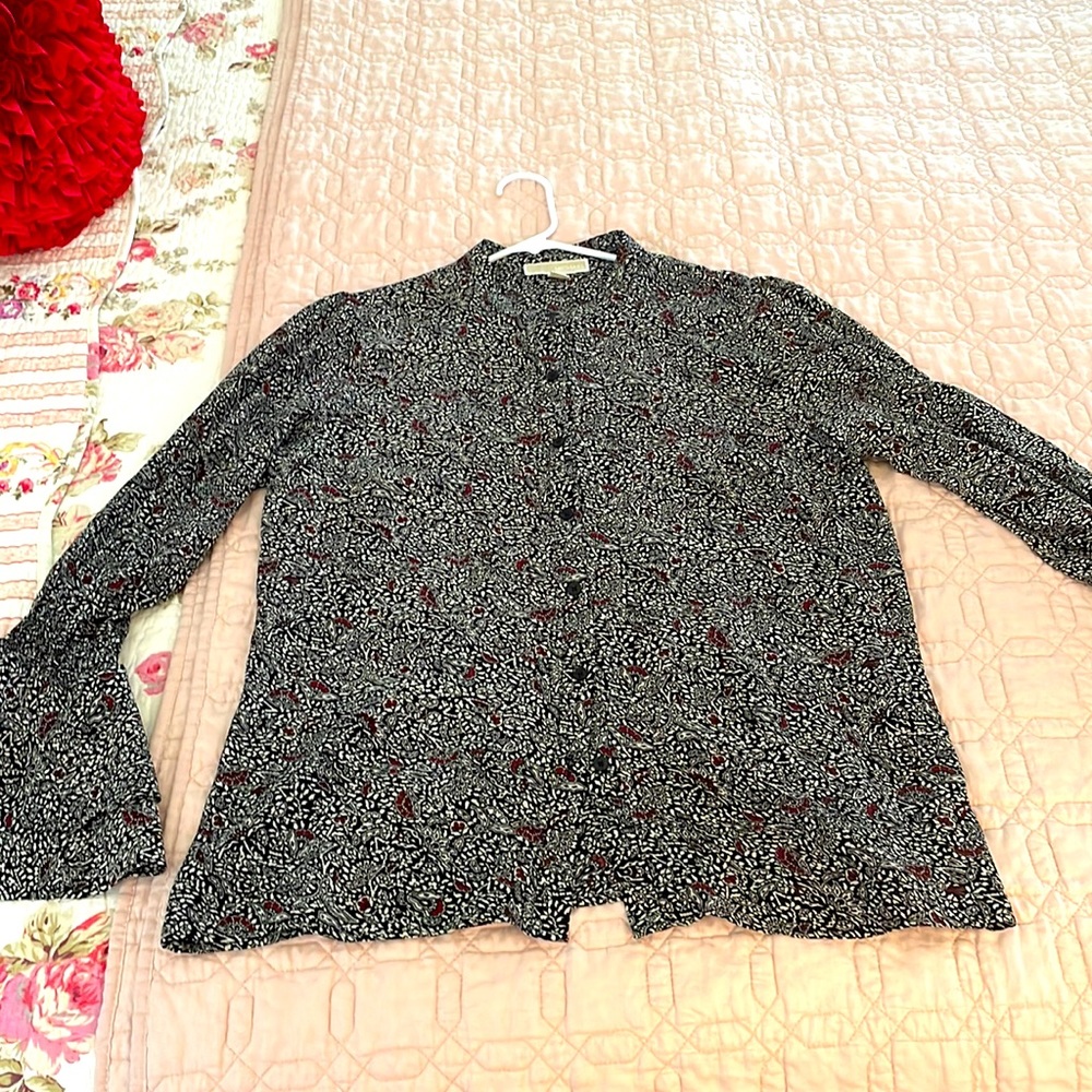 Michael Kors Blouse with Bell Sleeves Large